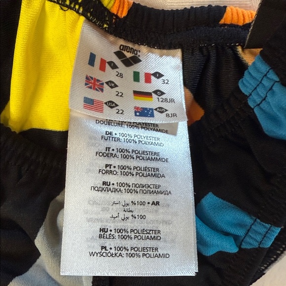 ARENA Bikini Bathing Suit Girls Two Piece Max Life Training Sz 22 (Age 4-5/6-7) - Picture 6 of 9